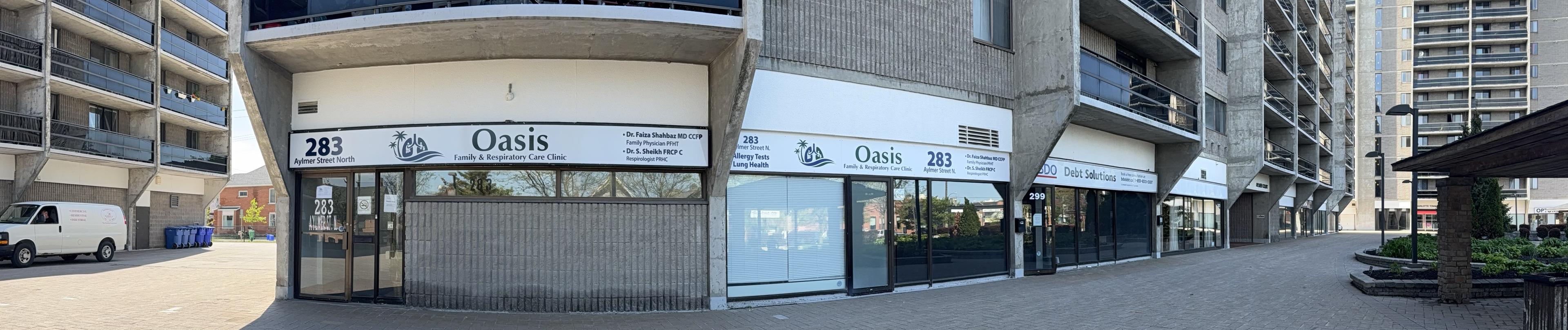 Oasis Family & Respiratory Care Clinic Storefront